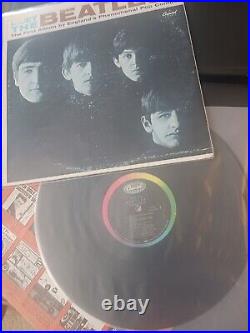 Beatles Meet The Beatles 1964 TRUE 1st press RARE Columbia Contract VG+