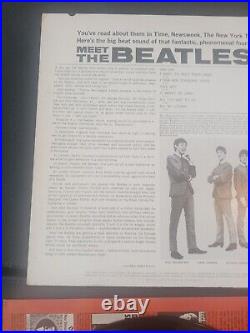 Beatles Meet The Beatles 1964 TRUE 1st press RARE Columbia Contract VG+