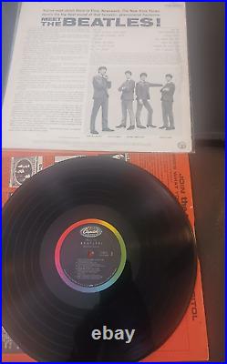 Beatles Meet The Beatles 1964 TRUE 1st press RARE Columbia Contract VG+