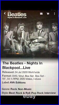 Beatles Nights In Blacklpool. Livesealed#606/1000ava Editionsplus Free Album