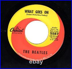 Beatles Nowhere Man 1966 US Capitol Records Stock Copy 45 with Starkey Credit