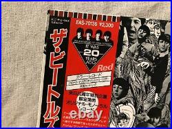 Beatles Revolver LP Red Vinyl Japan Odeon Records EAS-70136 Mono Promo EX/EX OBI