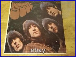 Beatles Rubber Soul promo punch 1st Pressing Mono NO THE BEATLES RIAA 4 ex/