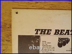 Beatles Rubber Soul promo punch 1st Pressing Mono NO THE BEATLES RIAA 4 ex/