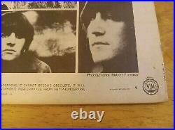 Beatles Rubber Soul promo punch 1st Pressing Mono NO THE BEATLES RIAA 4 ex/