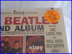 Beatles Second Album Sealed Vinyl Record LP USA 1968 Capital ST 2080 RIAA 9 2 St