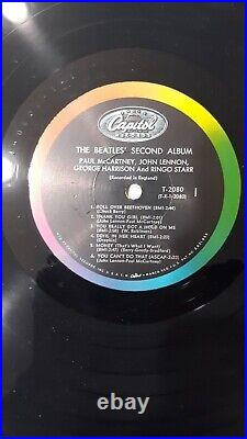 Beatles Second Album Vinyl T2080, Mono, VG+ Condition, Great for New Collector