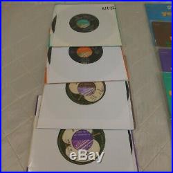 Beatles The Greatest Story Italy Lot of 17 45 rpm 7 Vinyl RARE Collection 1976