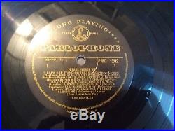 Beatles The Please Please Me 1st Mono Black & Gold Dick James Vinyl LP Album