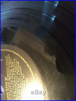 Beatles The Please Please Me 1st Mono Black & Gold Dick James Vinyl LP Album