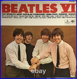 Beatles VI 1965 Rare Export Parlophone Vinyl Lp Cpcs 104 With Misprint