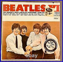 Beatles VI LP USA 1965 Orig Capitol T 2358 MONO MGB Hype Stick FACT. SEALED-RARE