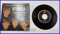 Beatles Vj Ep 1-903 Souvenir Of Their Visit To America Jacket & Disc Free S/h