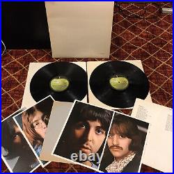 Beatles White Album 1968 Apple LP HIGH GRADE VINYL COVER ERROR Poster Photos