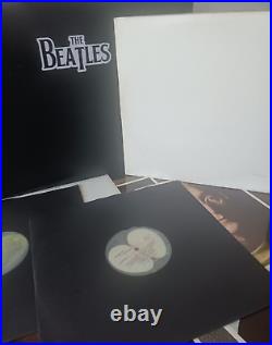 Beatles White Album 1968 Apple SWBO-101 with Poster+Photos Low Number UNBANDED