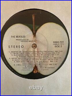 Beatles White Album'68 NICE! Iconic RARE Vinyl (2) LPs Rocky Raccoon error