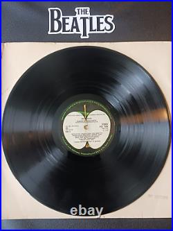 Beatles White Album UK 1st press KT TAX PCS 7068 # 037748 Poster VG+