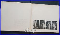 Beatles White Album UK 1st press KT TAX PCS 7068 # 037748 Poster VG+