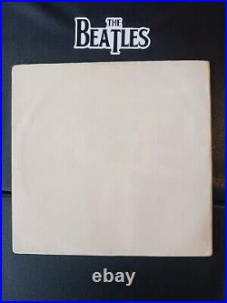 Beatles White Album UK 1st press KT TAX PCS 7068 # 037748 Poster VG+