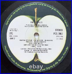 Beatles White Album Vinyl Double Lp Numbered Complete Near Mint Unplayed