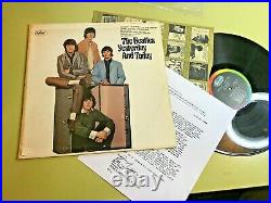 Beatles Yesterday and Today LP withLETTER t2553 original rainbow #3 MONO'66 vinyl