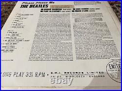 Beatles please please me stereo 3rd press No Date PCS 3042 Rare uk LP NM