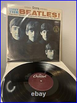 Beatles vinyl records lot rock LP collection 5 Vintage Records