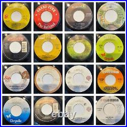 Classic Rock 45 Vinyl Record Lot 1960s to 1980s Instant Collection 200 Records