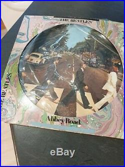 Extremely Rare Original PICTURE DISC THE BEATLES ABBEY ROAD VINYL LP ALBUM