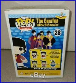 Funko POP Rock The Beatles Yellow Submarine 28 Paul McCartney New In Box Rare