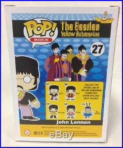 Funko POP Rock The Beatles Yellow Submarine John Lennon #27 Vaulted