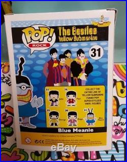 Funko Pop #31 Blue Meanie, Ringo, George The Beatles Yellow Submarine NIB LOT 3