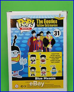 Funko Pop Rock The Beatles Yellow Submarine #31 Blue Meanie Rare Retired Vinyl