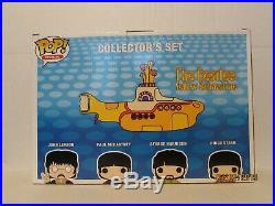 Funko Pop Rock The Beatles Yellow Submarine Boxed Collectors Set Rare Vaulted