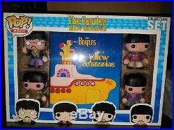Funko Pop Rock The Beatles Yellow Submarine Boxed Set Collection Rare