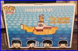 Funko Pop! Rock The Beatles Yellow Submarine Collector's Set Mib Grail