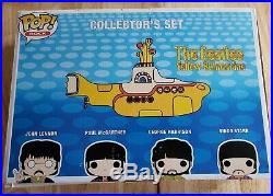 Funko Pop! Rock The Beatles Yellow Submarine, Collector's Set RARE