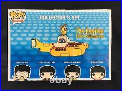 Funko Pop! The Beatles Yellow Submarine Collector's Set 4 Pack & Book
