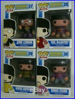Funko Pop The Beatles Yellow Submarine Set All Are Now Vaulted