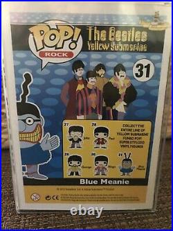 Funko Pop rock The Beatles Blue Meanie figure, #31, Sealed box w Protector Rare