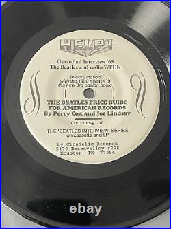 Help! Open End Interview Ultra Rare'65 The Beatles 33 1/3 RPM Record