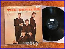 INTRODUCING THE BEATLES Lp VEE JAY 1062 1964 Monarch 1ST PRESS ORIGINAL COMMA