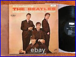 INTRODUCING THE BEATLES Lp VEE JAY 1062 1964 Monarch 1ST PRESS ORIGINAL COMMA