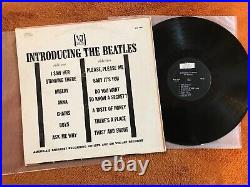 INTRODUCING THE BEATLES Lp VEE JAY 1062 1964 Monarch 1ST PRESS ORIGINAL COMMA