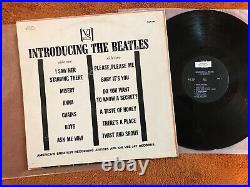 INTRODUCING THE BEATLES Lp VEE JAY 1062 1964 Monarch 1ST PRESS ORIGINAL COMMA