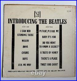 INTRODUCING THE BEATLES! Original Version 3 Black Label Vee Jay VJLP 1062 MONO