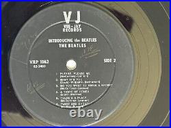 INTRODUCING THE BEATLES! Original Version 3 Black Label Vee Jay VJLP 1062 MONO