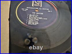 Introducing The Beatles LP Mono 1964 VJLP 1062 Version 2 Bracket 02-06-64 G/VG