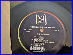 Introducing The Beatles LP Mono 1964 VJLP 1062 Version 2 Bracket 02-06-64 G/VG