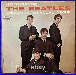 Introducing The Beatles LP Vinyl Original Mono Blank Back on Vee-Jay 1964 Rare